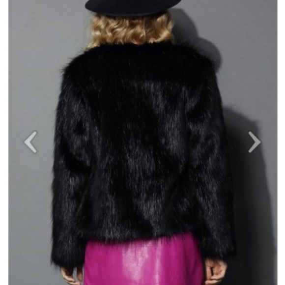 My chic faux fur in black - Picture 13 of 16